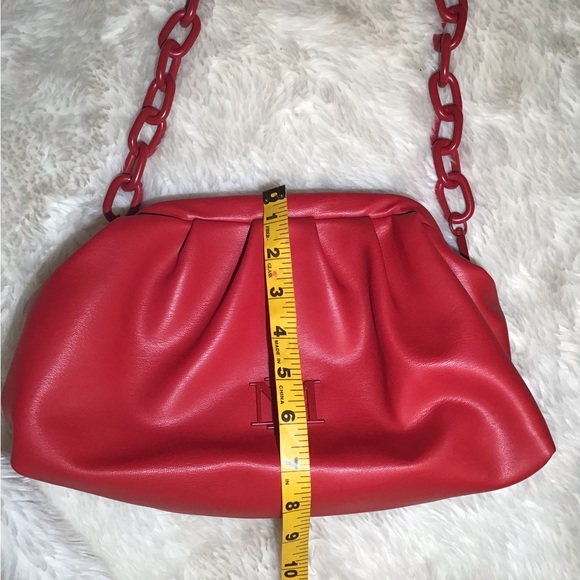 Badgley mischka red vintage shoulder bag - Picture 3 of 5